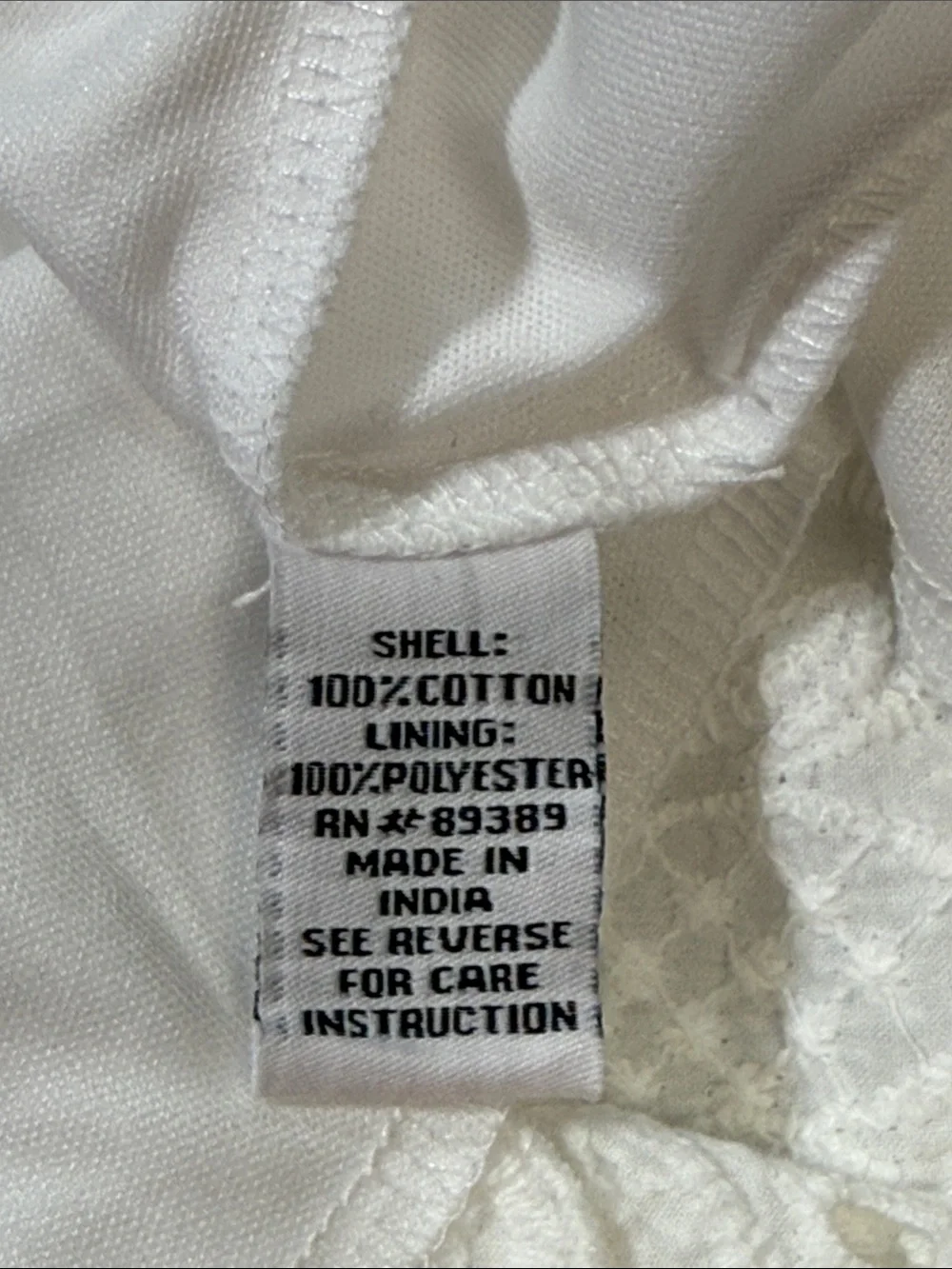 Studio West White Eyelet Tiered Midi Skirt with Scalloped Hem - Picture 5 of 5